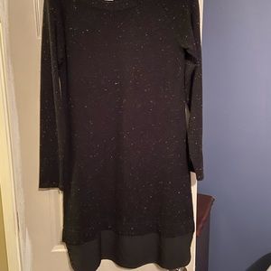Black sweater dress